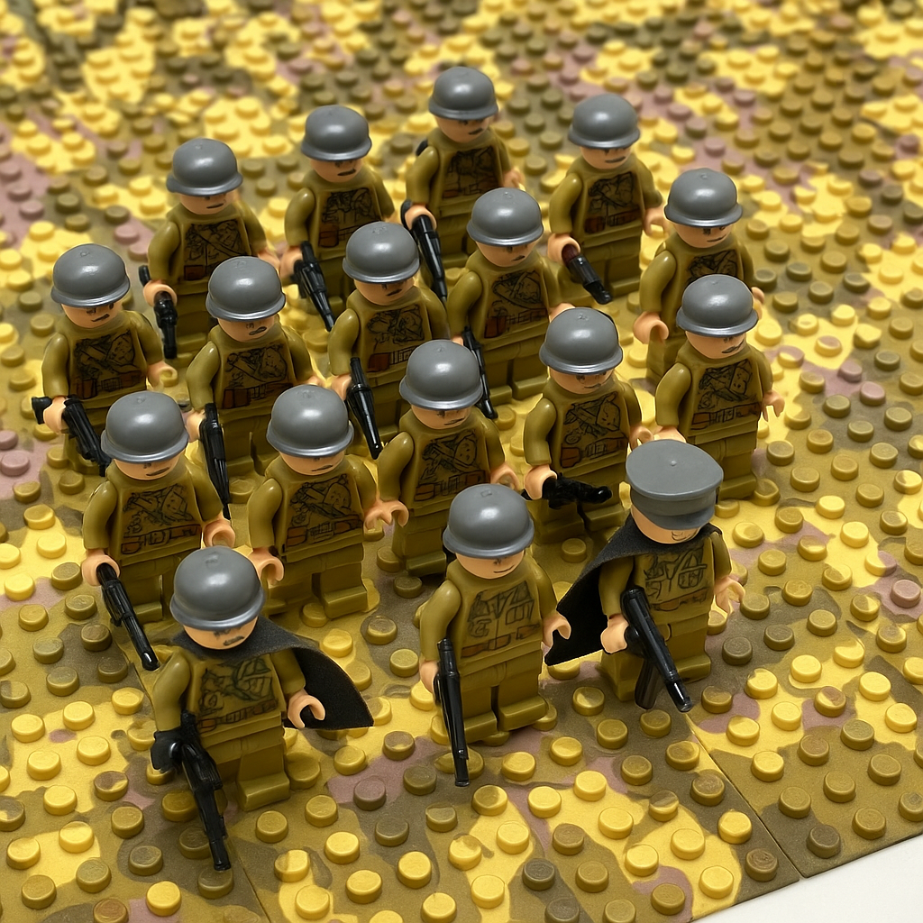 Blocchi da Costruzione Soldato Esercito Militare