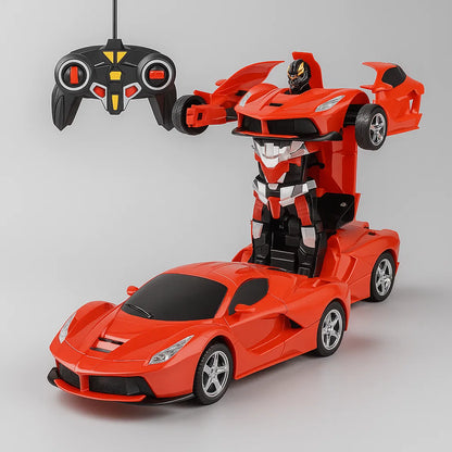 Remote Control Transforming Robot Car Toy