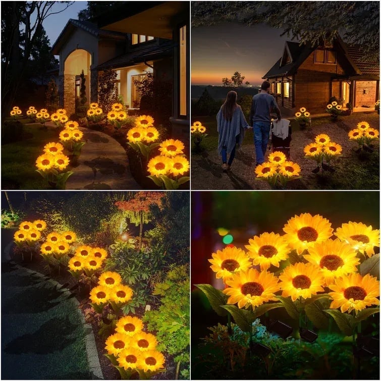 GlowBloom – Solar Flower Garden Lights