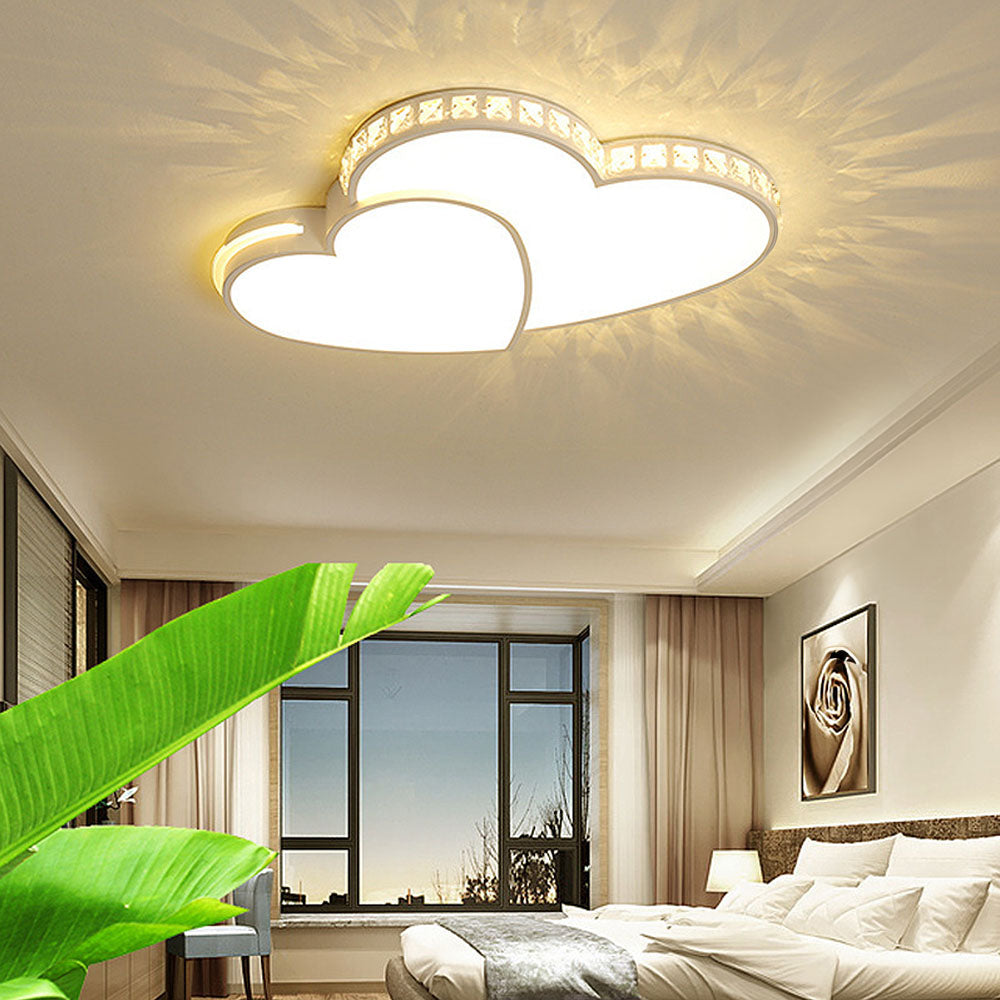 Modern Acrylic Art Deco LED Ceiling Light Fixture for Stylish Bedrooms and Contemporary Home Decor