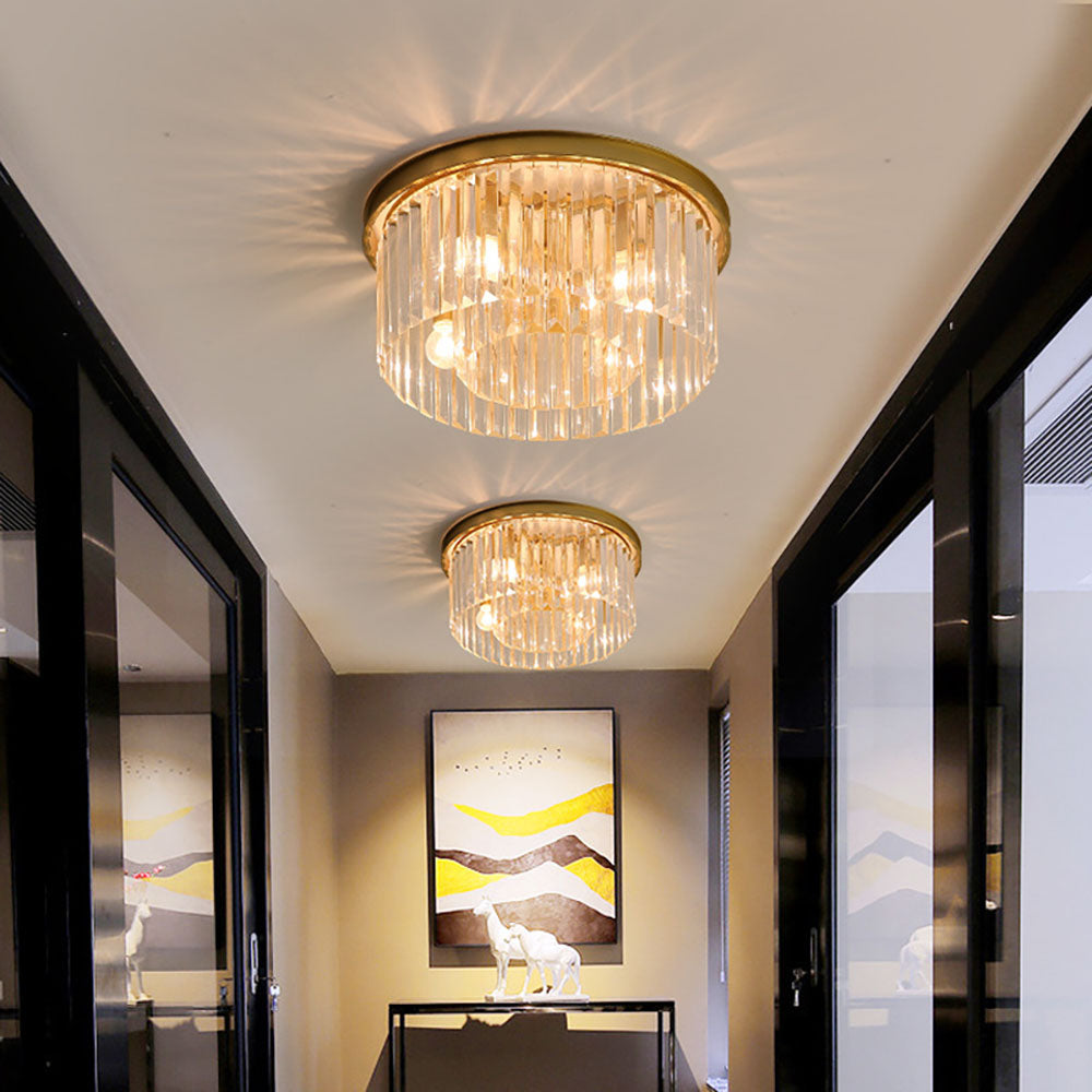 Elegant Clear Crystal Ceiling Lights for Stunning Home Illumination – Modern Design, Energy Efficient, and Easy to Install