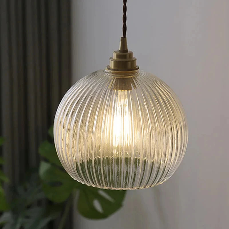 Contemporary Glass Pendant Light for Kitchen - Stylish Hanging Lamp to Illuminate Your Cooking Space with Elegance