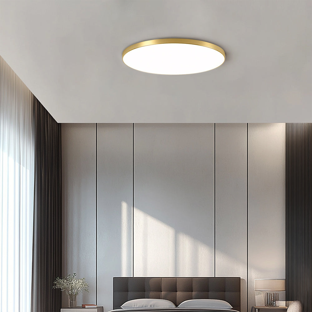 Sleek Minimalist Round LED Ceiling Light Fixture for Modern Home Interiors – Energy Efficient and Stylish Illumination