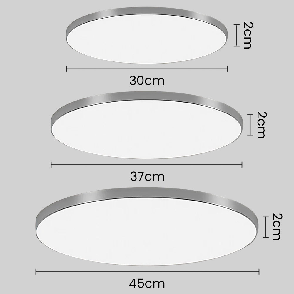 Sleek Minimalist Round LED Ceiling Light Fixture for Modern Home Interiors – Energy Efficient and Stylish Illumination