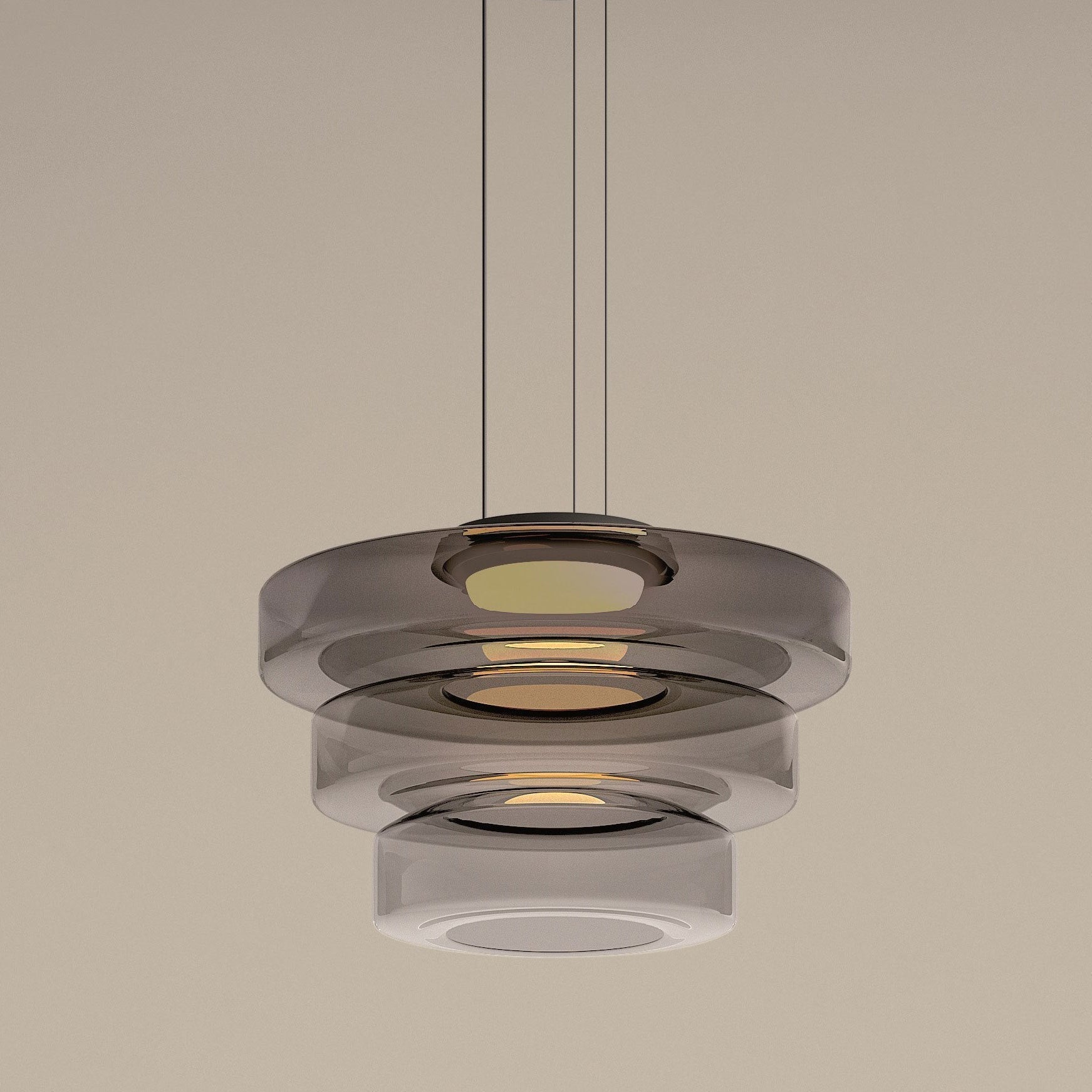 Contemporary Round Glass Pendant Light Fixture – Stylish Modern Lighting for Home Interiors and Elegant Spaces