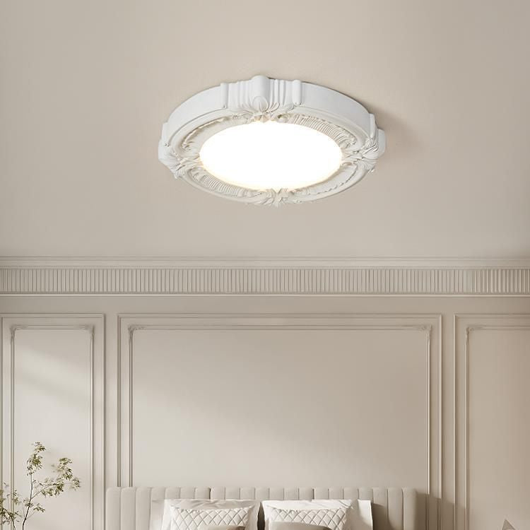 French Vintage Style LED Ceiling Light Fixture for Bedroom - Elegant Retro Illumination for Home Décor