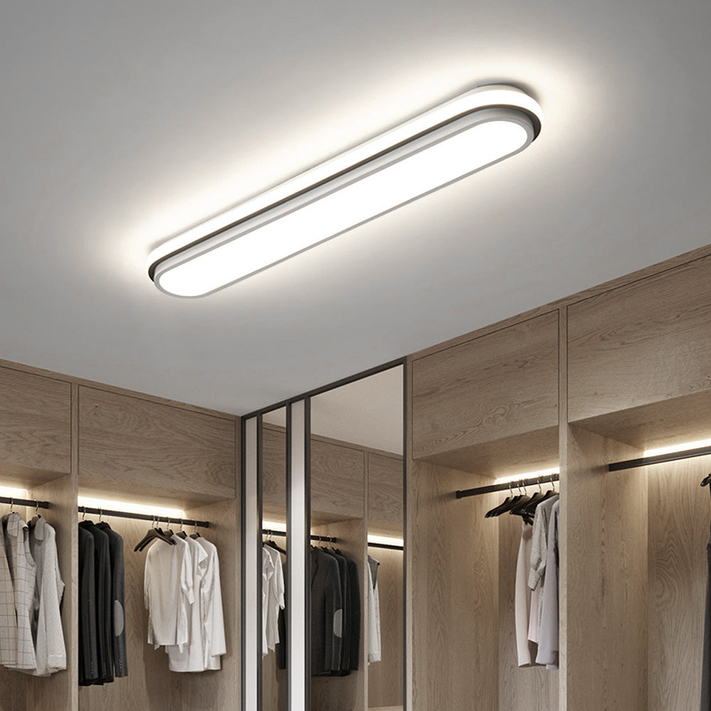 Sleek Modern LED Flush Mount Ceiling Light Fixture for Contemporary Home Interiors and Bright Illumination