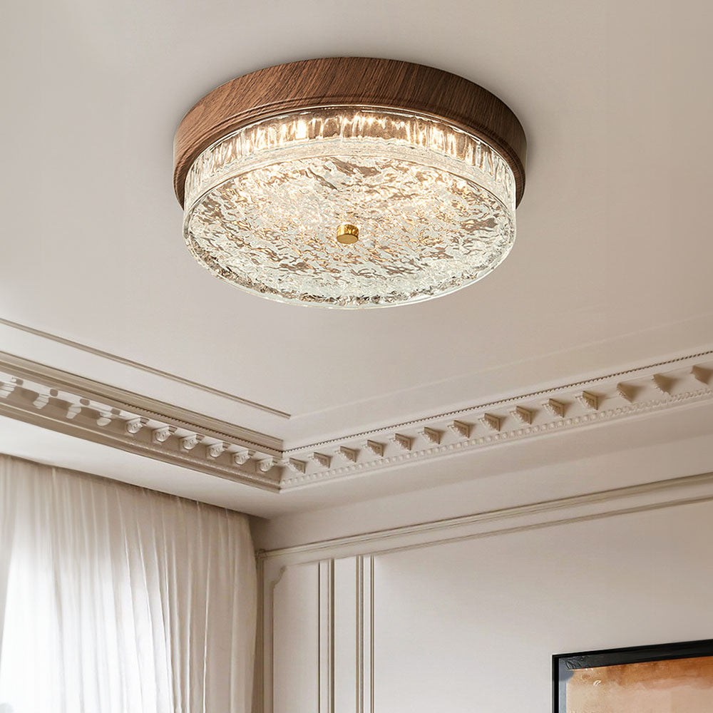 Contemporary Brown Glass LED Ceiling Lights - Stylish Modern Lighting for Home Interiors and Spaces