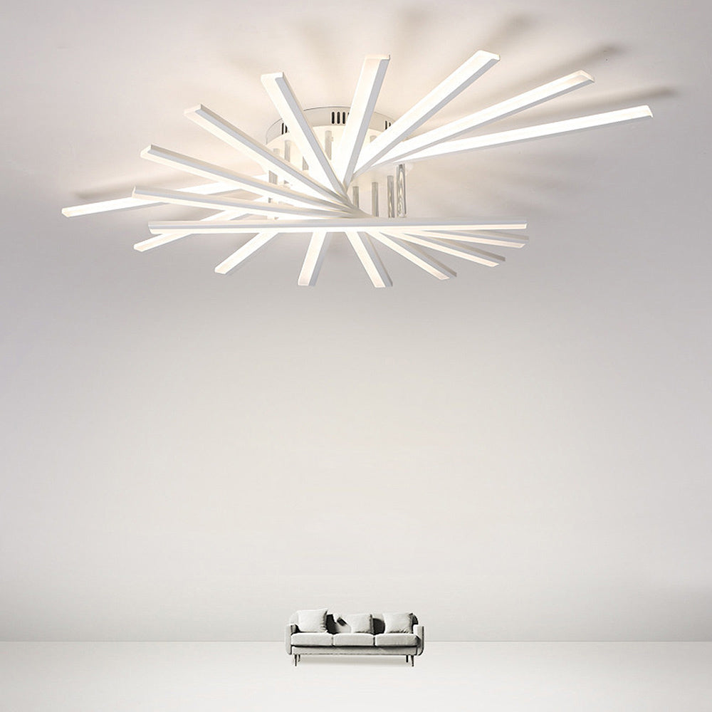 Nordic Minimalist Metal LED Ceiling Light: Stylish Creative Illumination for Modern Interiors