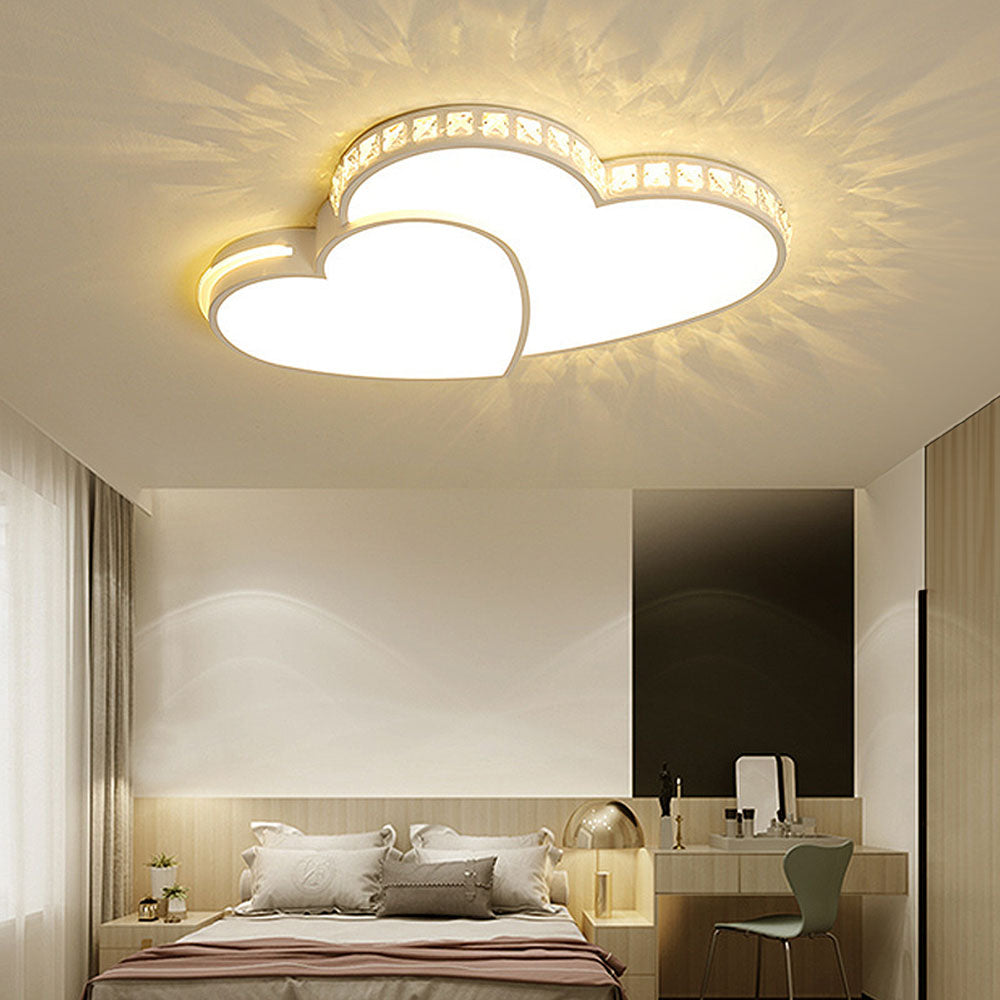 Modern Acrylic Art Deco LED Ceiling Light Fixture for Stylish Bedrooms and Contemporary Home Decor