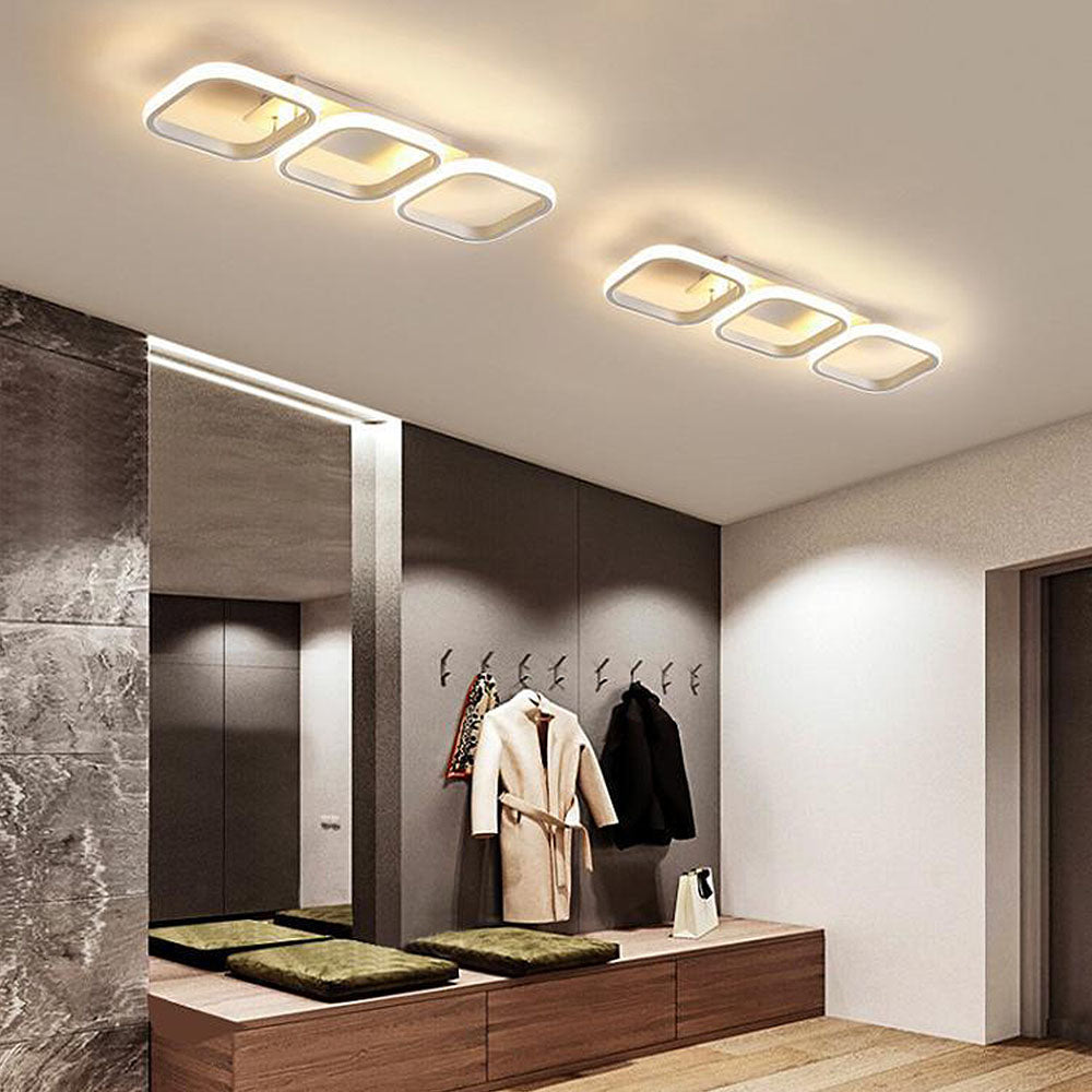 Modern Iron Ceiling Light for Bedroom - Stylish Contemporary Lighting Fixture for Elegant Bedroom Decor