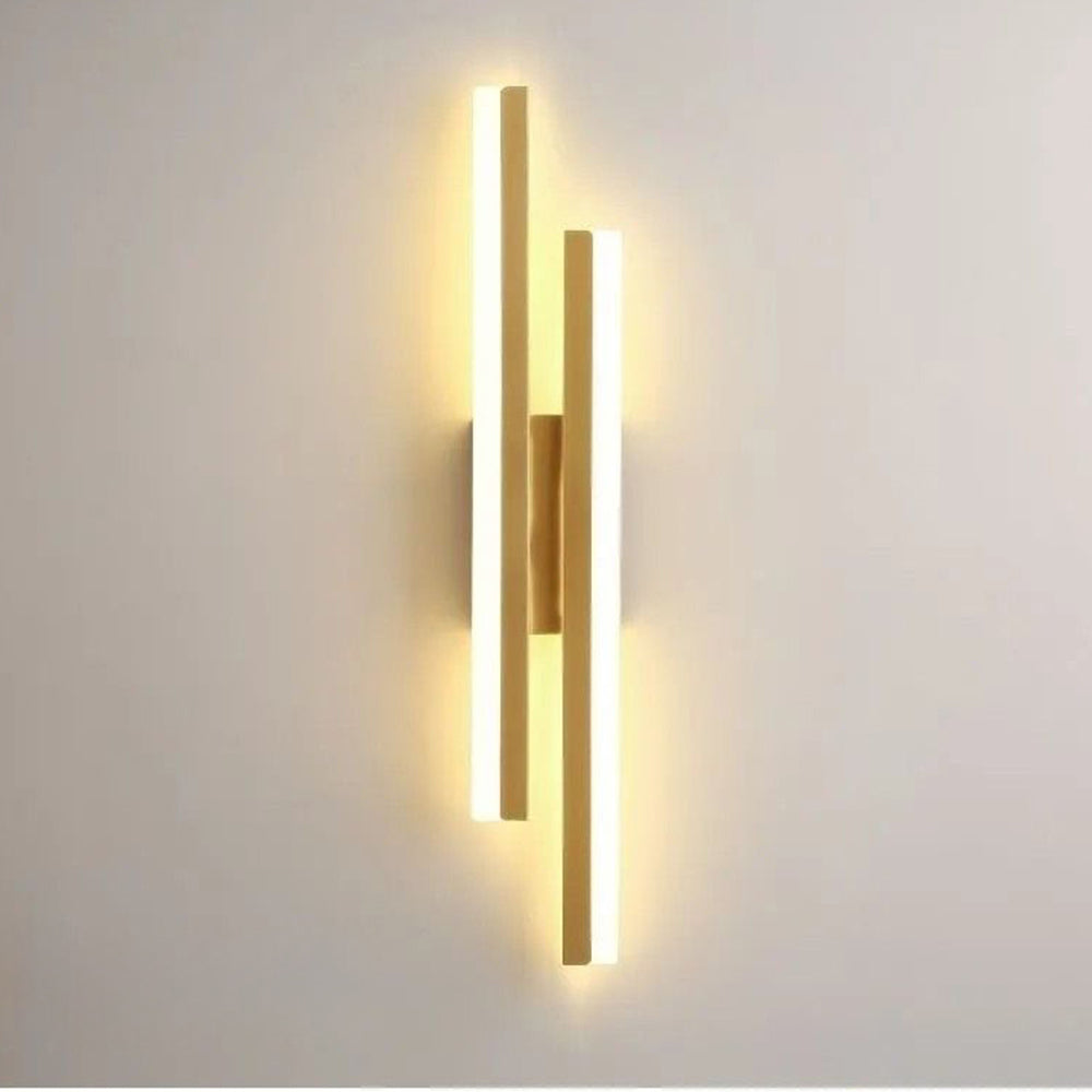 Aplique de pared LED de metal acrílico, accesorio de iluminación
