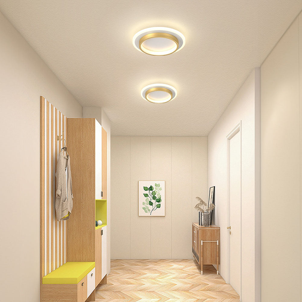Plafonnier LED Moderne à Montage Affleurant