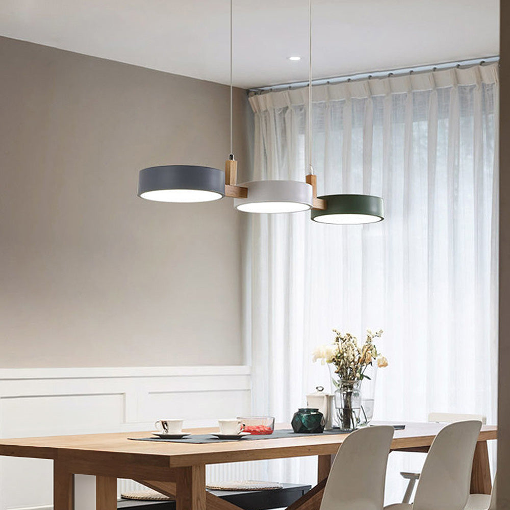 Contemporary Nordic Pendant Light - Multi Light Metal Cylinder Design for Stylish Home Interiors and Modern Spaces