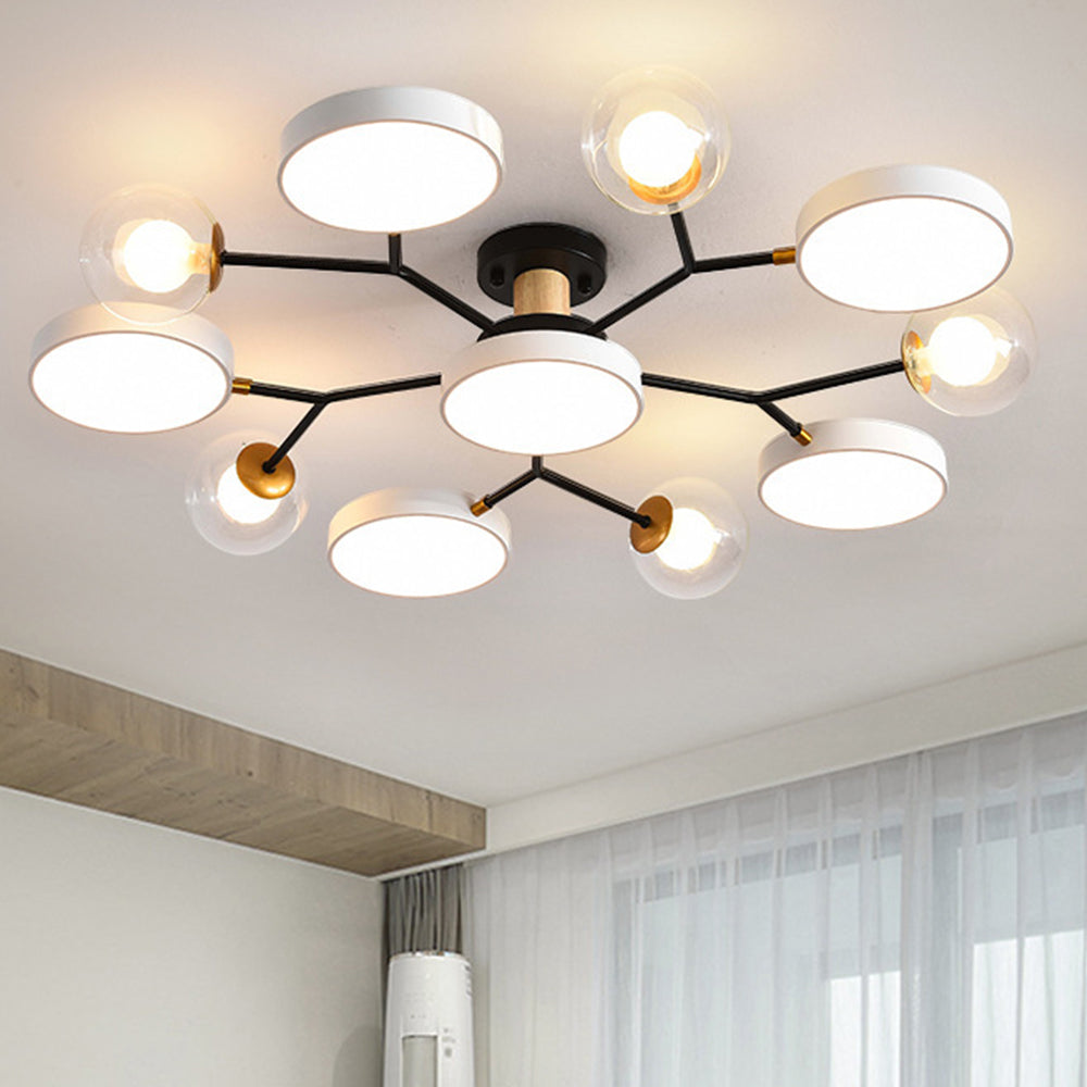 Elegant Branch LED Ceiling Light for Living Room - Modern Illumination with Stylish Design for Home Décor