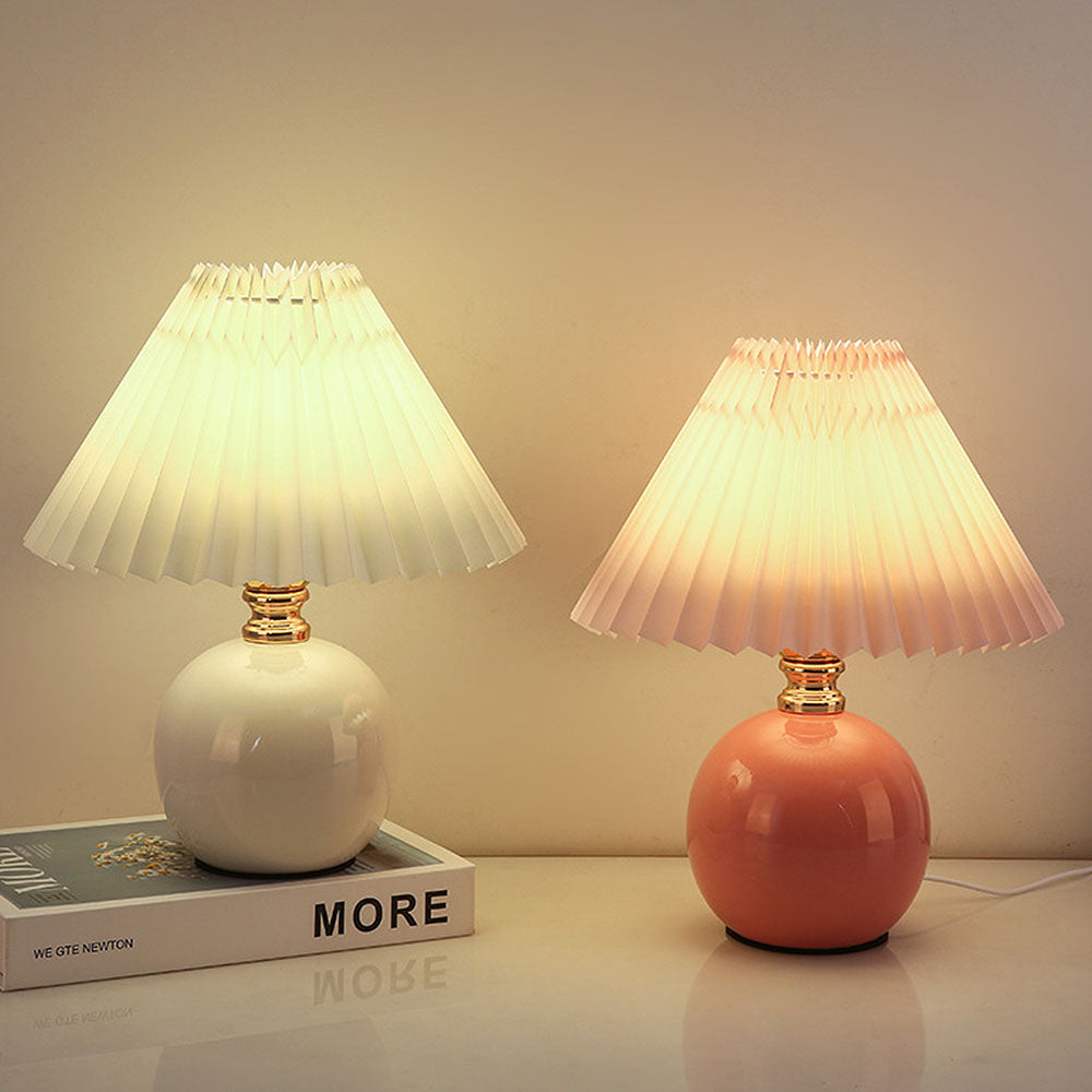 Contemporary Ceramic Mini Table Lamp for Bedroom - Stylish Lighting Solution for Modern Home Decor