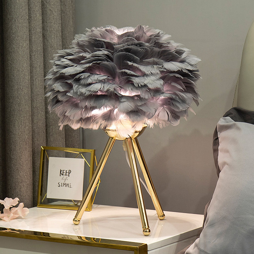 Elegant White Feather Table Lamps for Bedrooms - Stylish Lighting Solutions to Enhance Your Home Decor and Create a Cozy Atmosphere