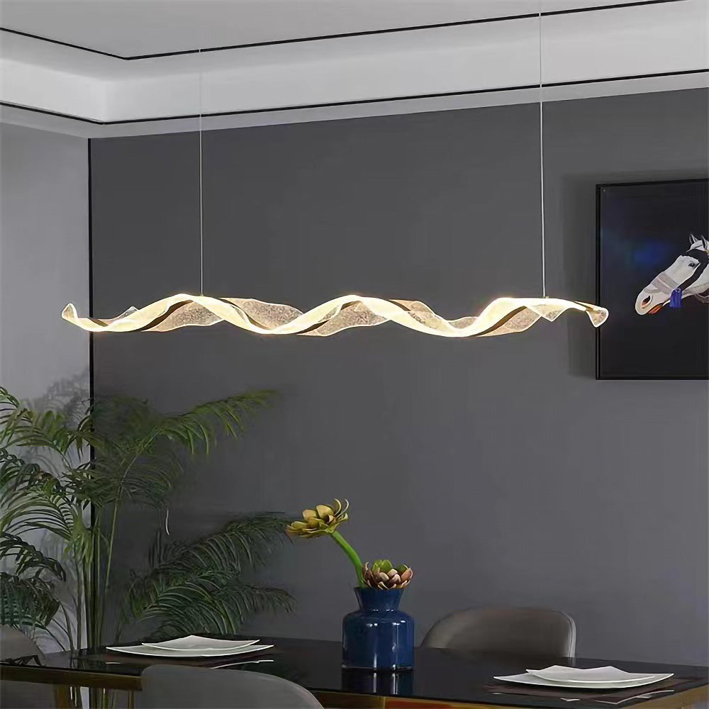 Contemporary Nordic LED Island Light Fixture - Stylish Designer Pendant for Modern Kitchens and Dining Spaces