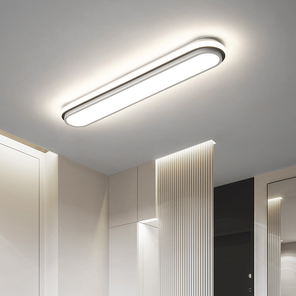 Sleek Modern LED Flush Mount Ceiling Light Fixture for Contemporary Home Interiors and Bright Illumination