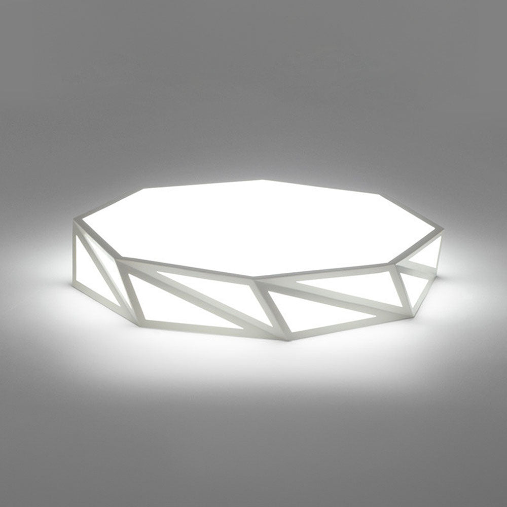 Contemporary Geometric LED Ceiling Light Fixture for Stylish Bedroom Illumination and Modern Home Décor