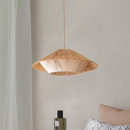 Pendant Light Boho Natural Woven Ceiling Lamp