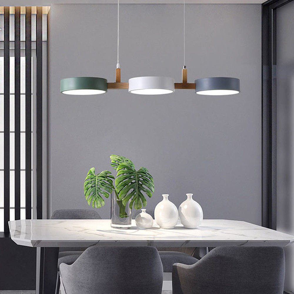 Contemporary Nordic Pendant Light - Multi Light Metal Cylinder Design for Stylish Home Interiors and Modern Spaces