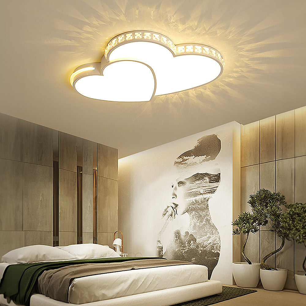 Modern Acrylic Art Deco LED Ceiling Light Fixture for Stylish Bedrooms and Contemporary Home Decor