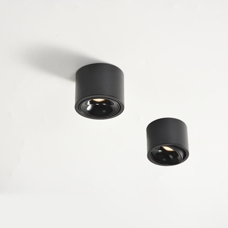 Nowoczesna regulowana lampa sufitowa LED z reflektorem