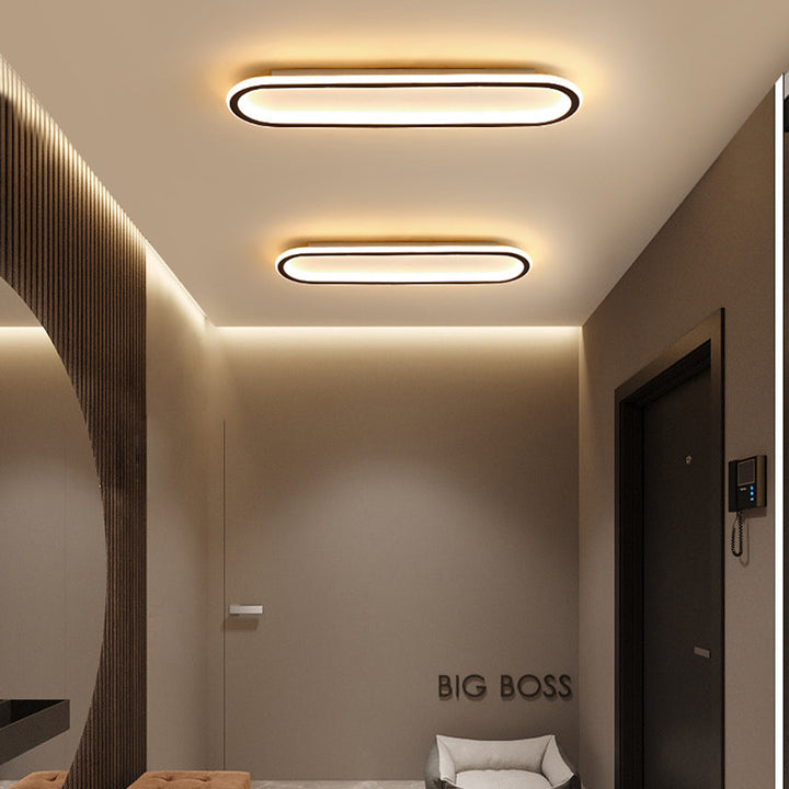 Sleek Modern Corridor Aisle Ceiling Light - Long Design for Stylish Illumination in Hallways and Passageways