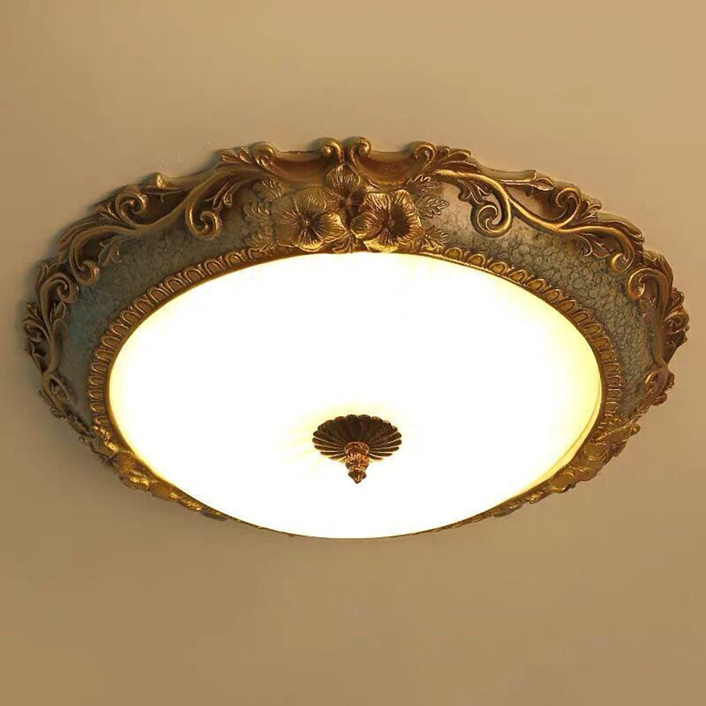 Contemporary Resin Flush Mount Ceiling Light Fixture for Stylish Modern Interiors and Elegant Home Lighting Solutions