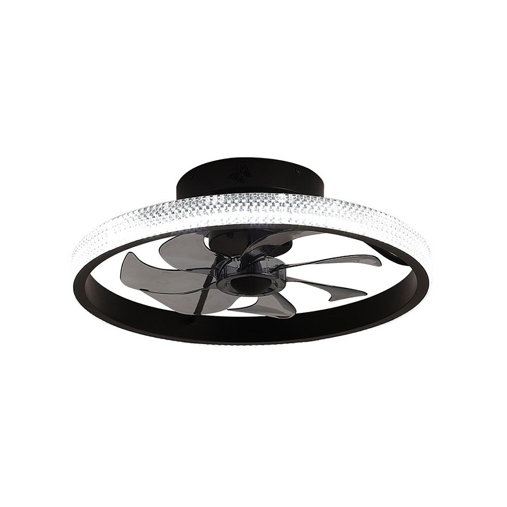 Modern Dimmable LED Ceiling Fan with Integrated Light – Stylish and Energy-Efficient Home Cooling Solution