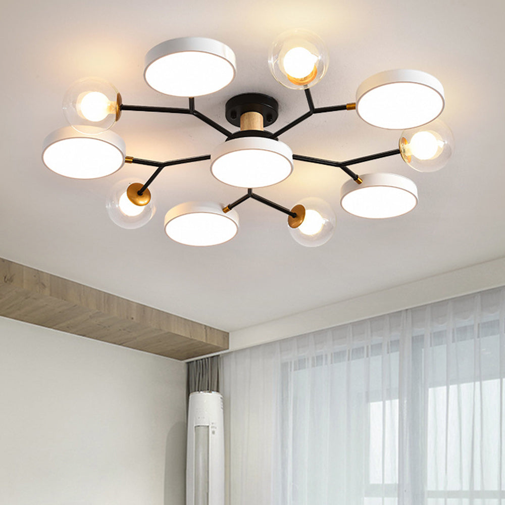 Elegant Branch LED Ceiling Light for Living Room - Modern Illumination with Stylish Design for Home Décor