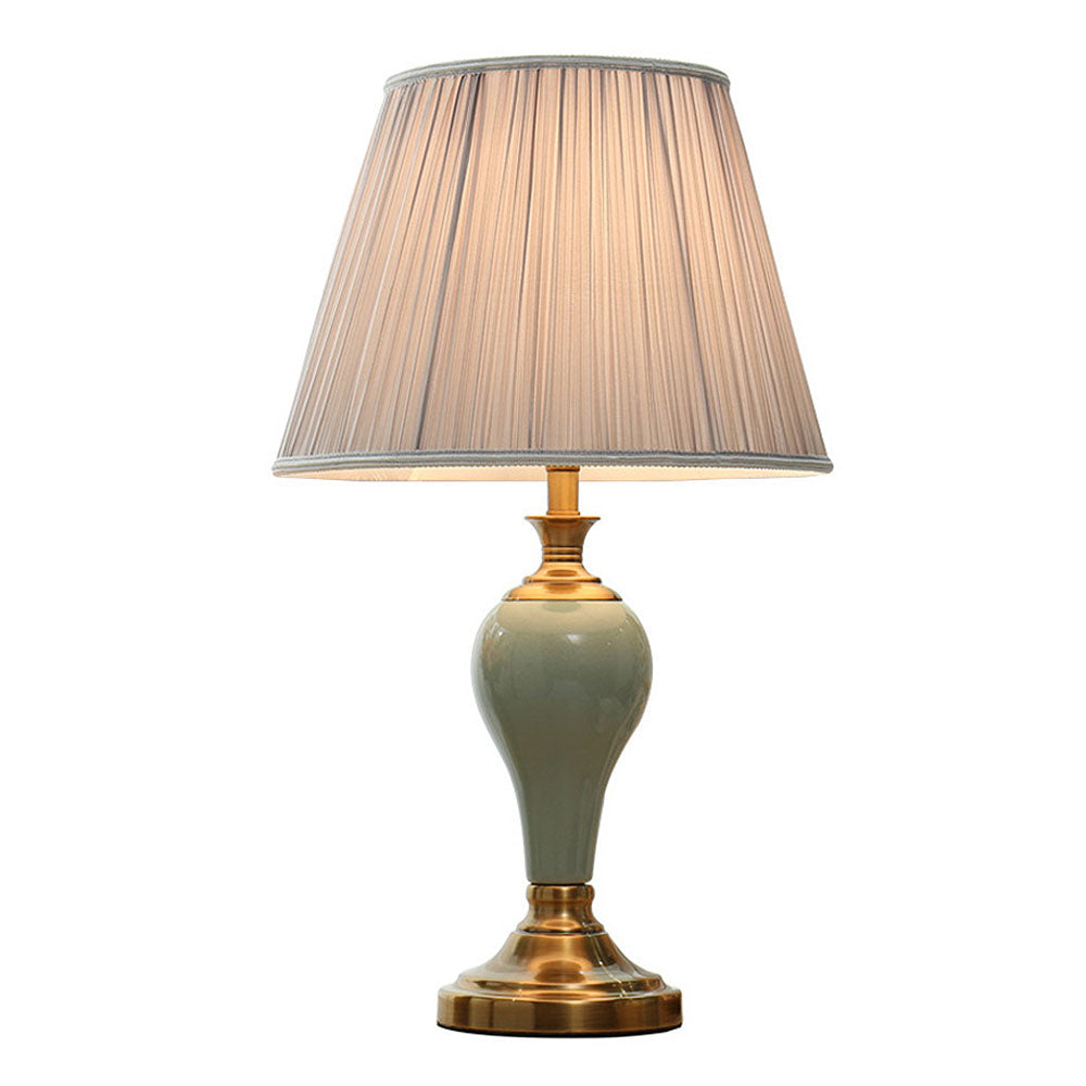 Charming Vintage Ceramics Table Lamp for Bedroom - Elegant Lighting Solution with Timeless Design and Classic Appeal