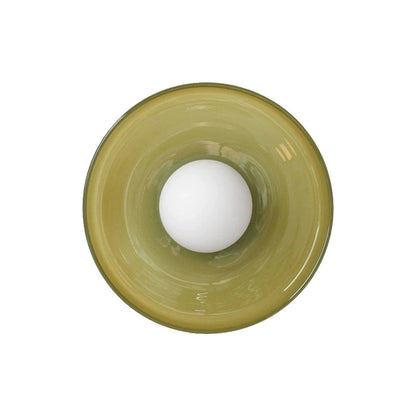 Ceiling Light Modern Round Glass Fixture
