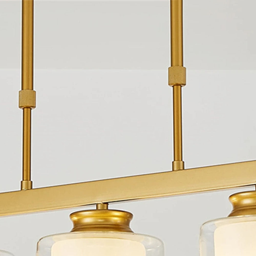 Lampada da soffitto in vetro per isola cucina moderna