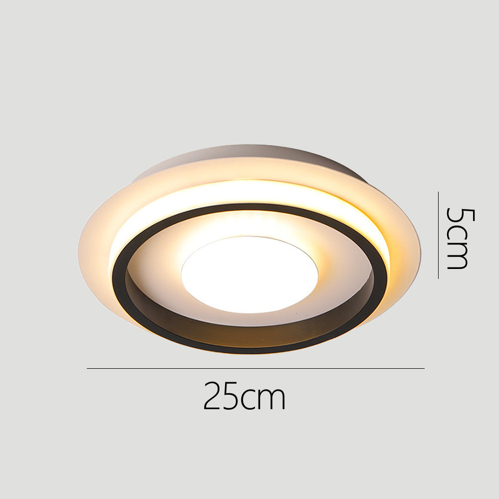 Plafoniera LED moderna geometrica da incasso
