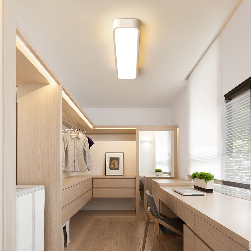 Nordic Minimalist Long LED Ceiling Light Fixture - Modern Design for Elegant Home Illumination and Stylish Ambiance