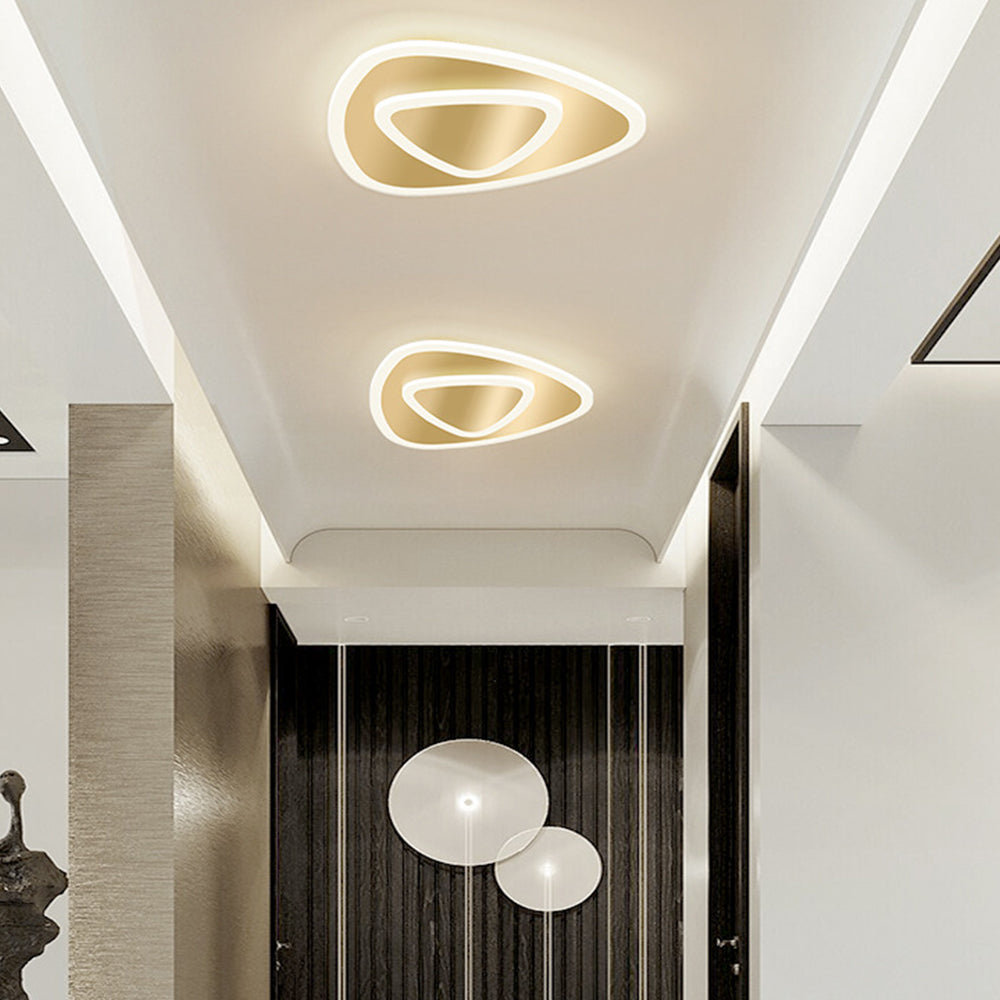 Elegant Medal LED Ceiling Light for Bedroom - Simple Design, Modern Illumination, Energy Efficient Lighting Solution