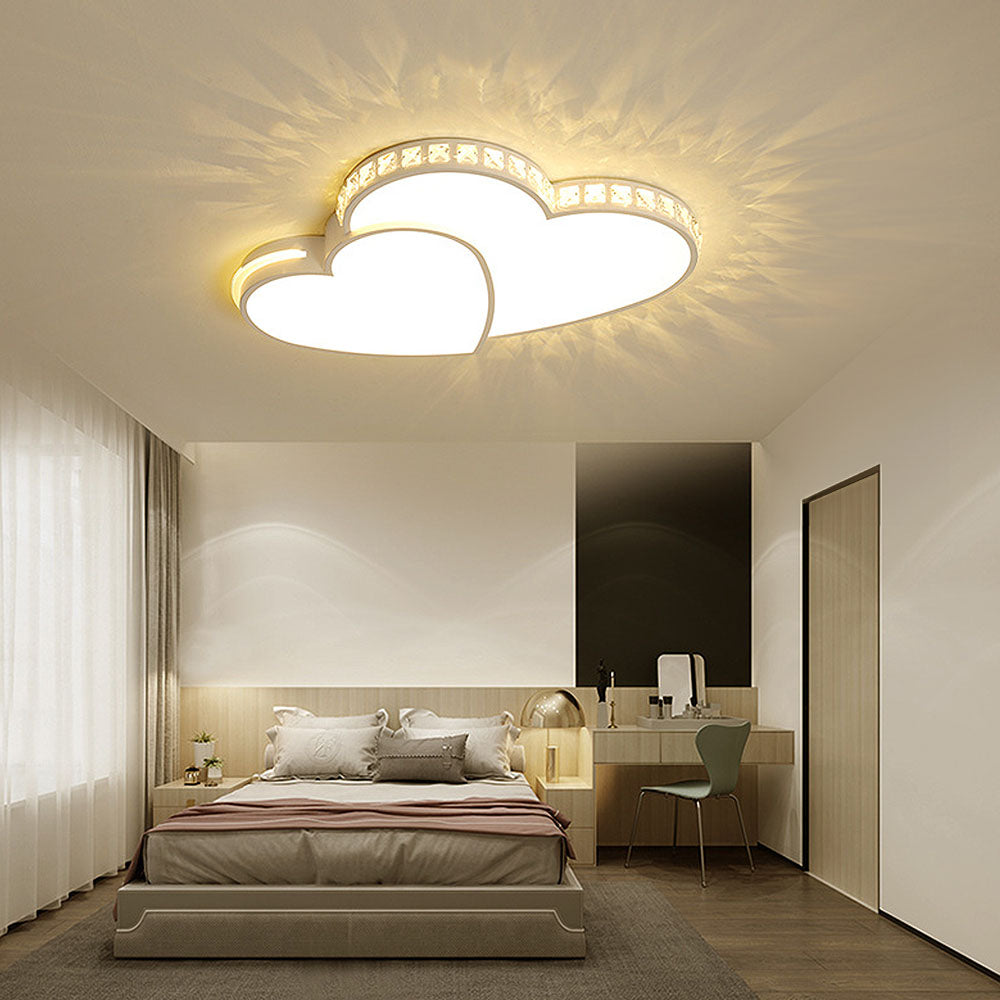 Modern Acrylic Art Deco LED Ceiling Light Fixture for Stylish Bedrooms and Contemporary Home Decor