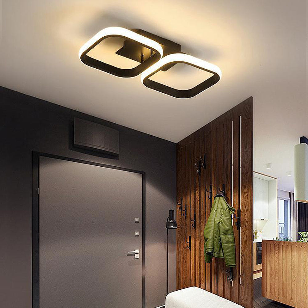 Modern Iron Ceiling Light for Bedroom - Stylish Contemporary Lighting Fixture for Elegant Bedroom Decor