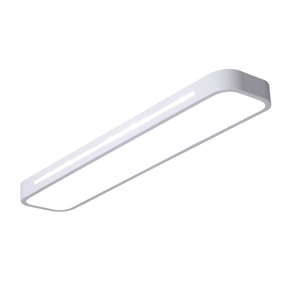 Nordic Minimalist Long LED Ceiling Light Fixture - Modern Design for Elegant Home Illumination and Stylish Ambiance