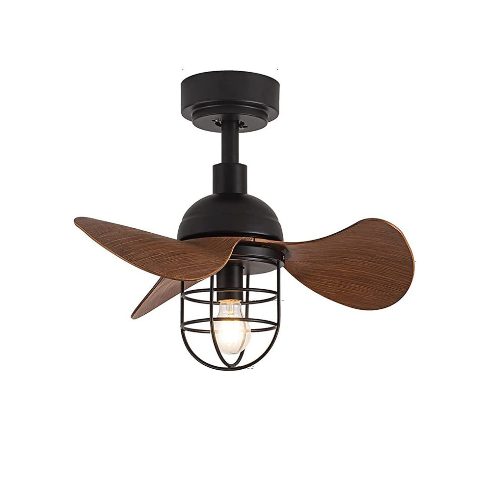 Charming Modern Dark Walnut Ceiling Fans with Integrated Lighting for Stylish Home Decor