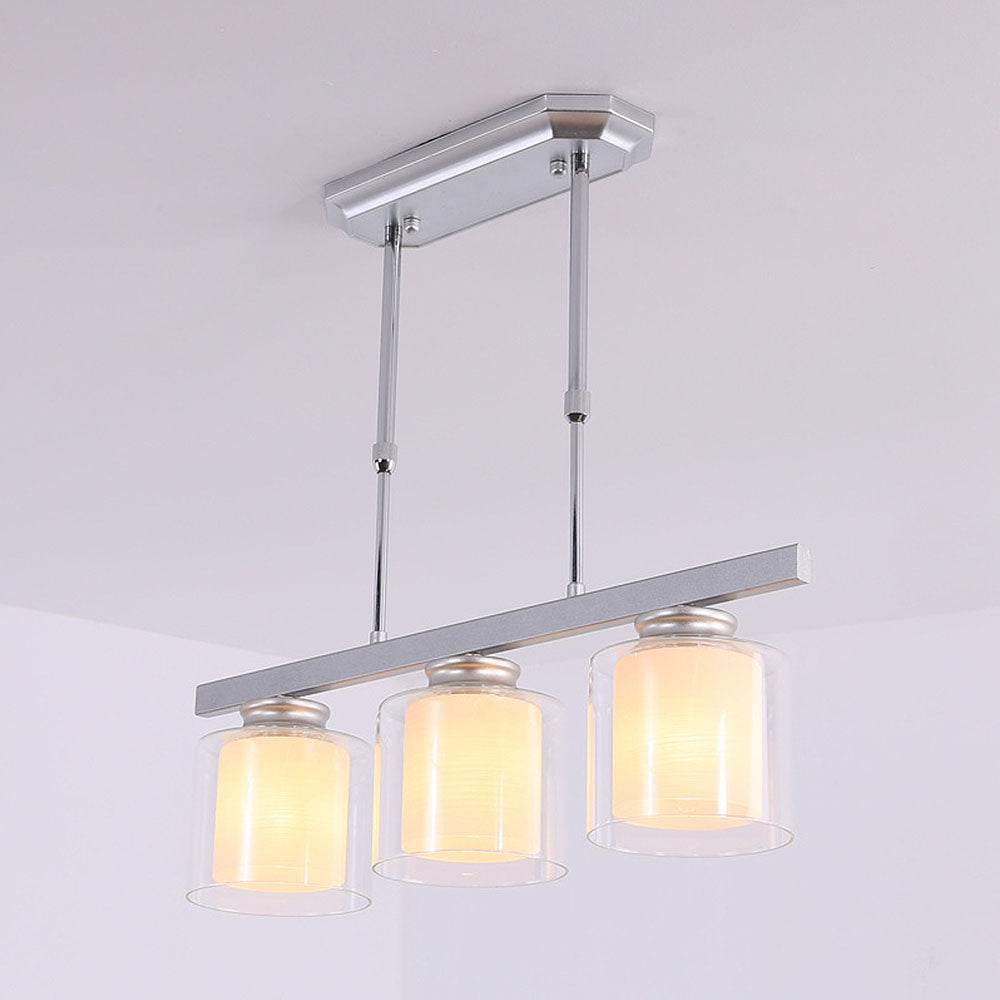 Lampada da soffitto in vetro per isola cucina moderna