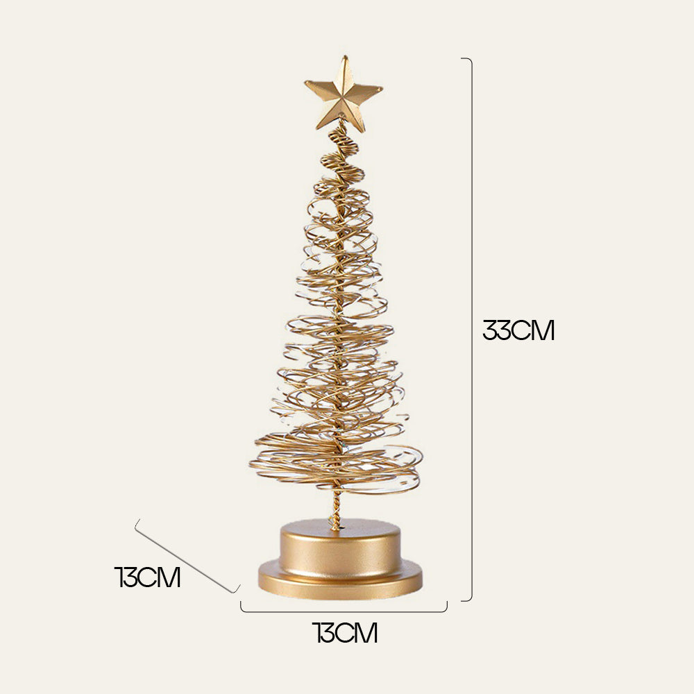 Classic Iron Tree LED Christmas Lights Decoration – Festive Illuminations for a Magical Holiday Atmosphere