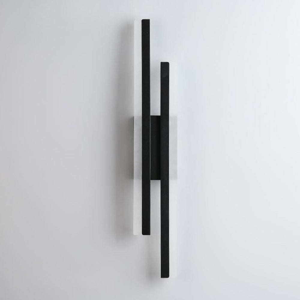 Aplique de pared LED de metal acrílico, accesorio de iluminación