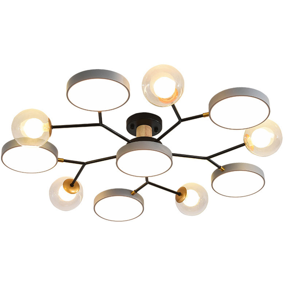 Elegant Branch LED Ceiling Light for Living Room - Modern Illumination with Stylish Design for Home Décor