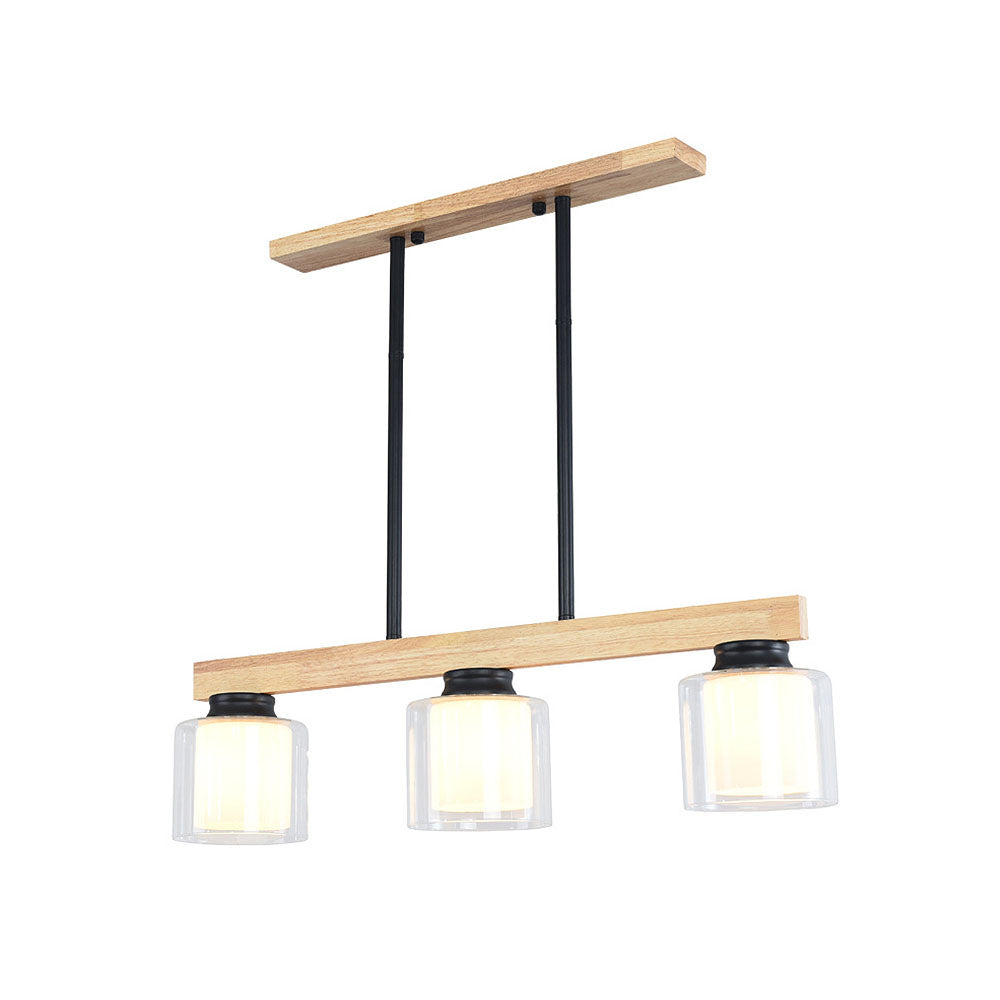 Nordic Wood Kitchen Bar Pendant Light – Stylish Scandinavian Design for Modern Kitchens and Dining Areas, Perfect Illumination Solution