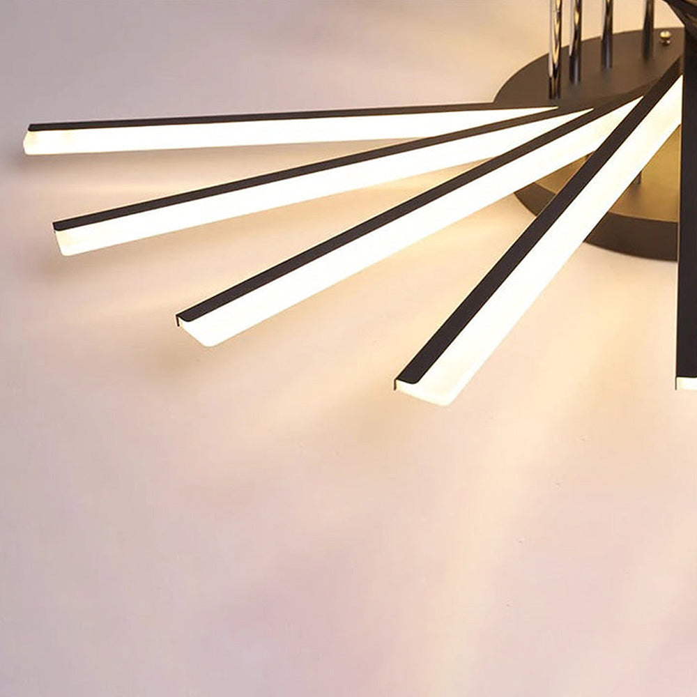 Nordic Minimalist Metal LED Ceiling Light: Stylish Creative Illumination for Modern Interiors