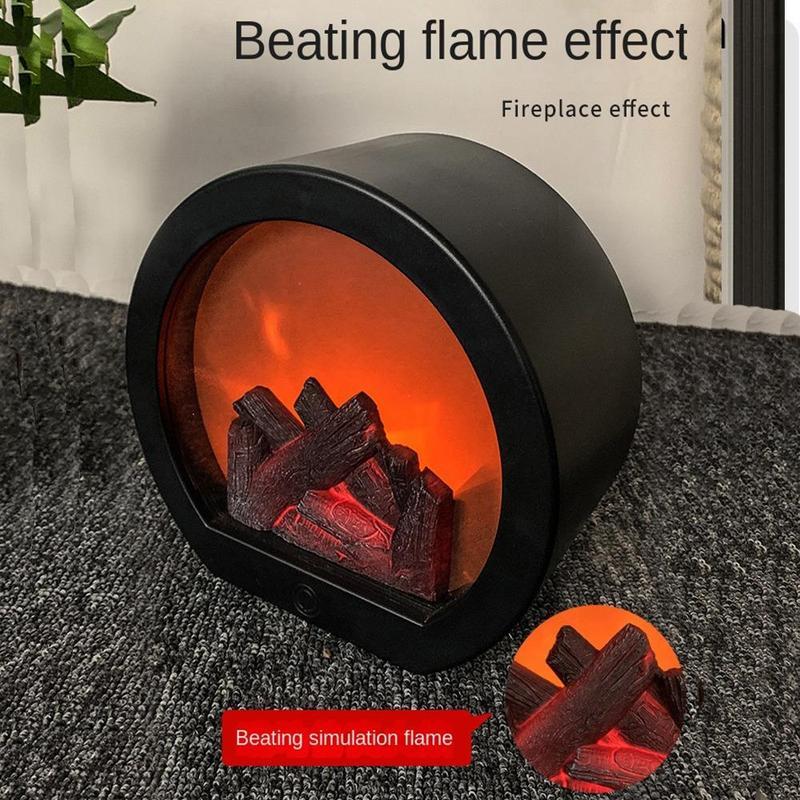 FlameGlow – Flameless LED Fireplace Lantern