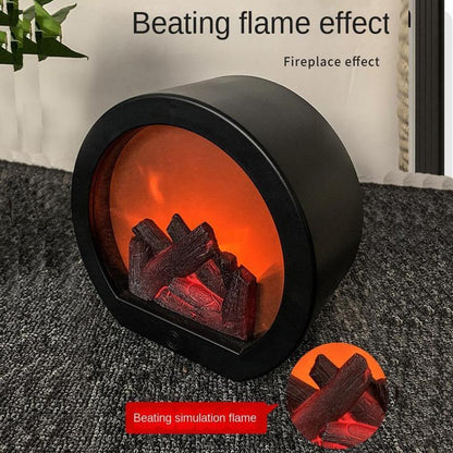 FlameGlow – Flameless LED Fireplace Lantern